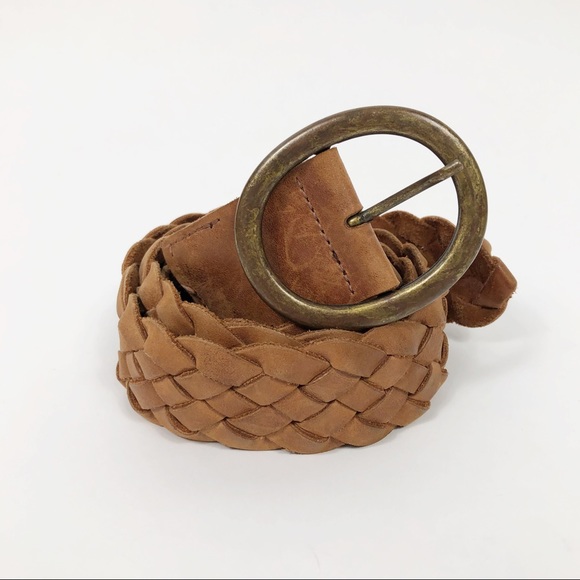 H&M Accessories - H&M LOGG | Braided Leather Belt Cognac Boho Indy